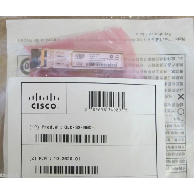 Cisco 10-2626-01 100Base-SX SFP Transceiver Module, GLC-SX-MMD