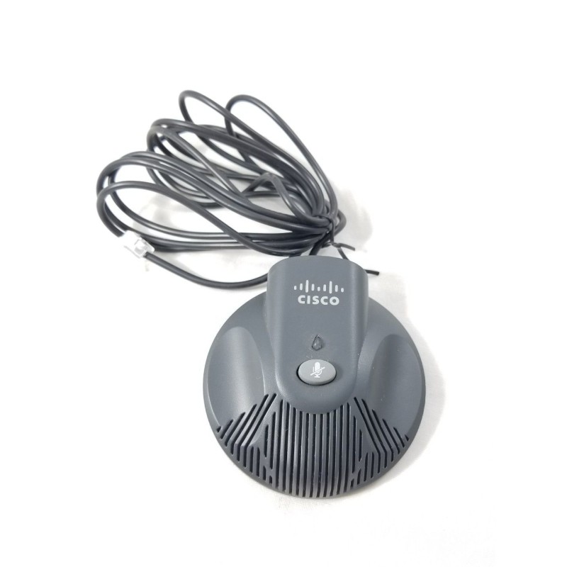 Cisco 2201-07155-603 External Microphone Pod VoIP Conference Phone Mic
