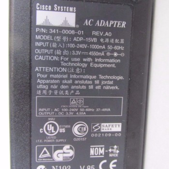 AC Power Adapter Charger for Cisco PIX-501 4.55A 3.3V aka ADP-15VB