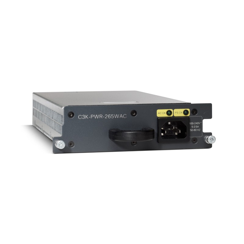 Cisco 341-0180-01 265W AC Power Supply for Catalyst 3750E or 3560E Switchs without PoE
