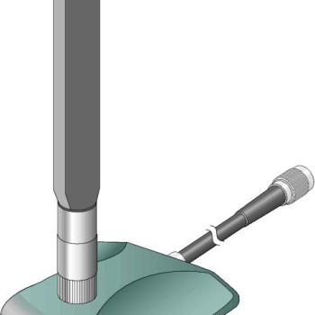 Single Unit Antenna Extension Base 10-Foot Cable Included