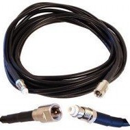 50-Foot Coaxial Antenna Extension Cable Low Loss LMR-240 Cable with TNC Connector for ISR