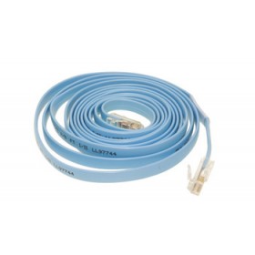 6-Foot RJ45 to RJ45 Rollover Console Cable, Various Colors