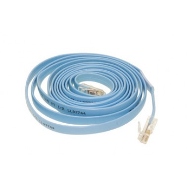 6-Foot RJ45 to RJ45 Rollover Console Cable, Various Colors