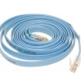 6-Foot RJ45 to RJ45 Rollover Console Cable, Various Colors