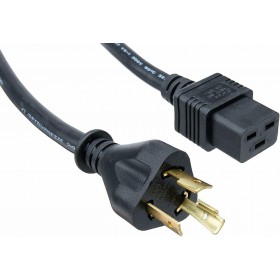 15-Foot 220V / 20A Twist Lock AC Power Cable