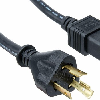 15-Foot 220V / 20A Twist Lock AC Power Cable