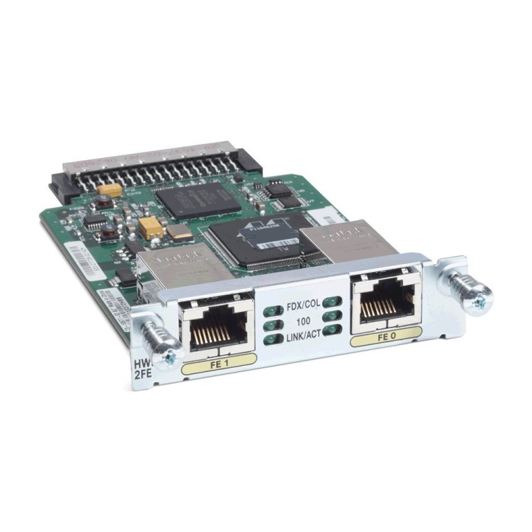 Cisco 73-12949-01 HWIC-2FE 2-Port Fast Ethernet High Speed WIC Card