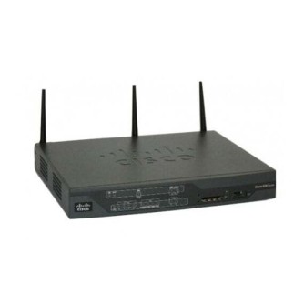 Cisco 881GW-GN-A-K9 Cisco 881G Ethernet Secure Router-with 3G Backup 802.11N FCC Modem/Wireless Router