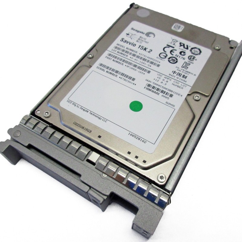 Cisco A03-D146GC2 146GB 6GB SAS 15K RPM SFF HDD Hot Plug Disk Hard Disk Drive with Sled