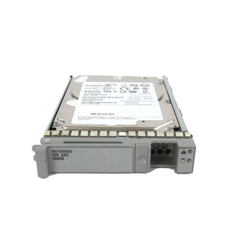Cisco A03V-D300GA2 300GB 6Gb/s SAS 10K-RPM SFF Hot-Plug Sled-Mounted Hard Disk Drive Cisco A03V-D300GA2 300GB 6Gb/s SAS 10K-RPM SFF Hot-Plug Sled-Mounted Hard Disk Drive