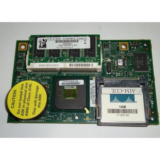 Cisco AIM-CUE Unity Express AIM Voice Mail Module 12 Mailboxes for use with Call Manager Express