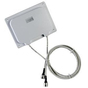 2.4 GHz 6.5 dBi Diversity Patch Antenna with RP-TNC Connectors