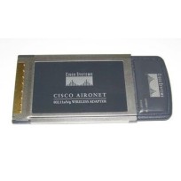 Cisco AIR-CB21AG-A-K9 802.11a/b/g Cardbus PCMCIA Wireless Adapter NIC