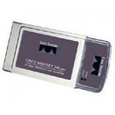 340 Series 11Mbps DSSS PC Card with 128-bit WEP without Antenna