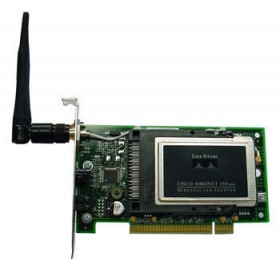 802.11b PCI Adapter with RP-TNC Connector, Dipole Antenna