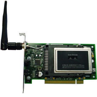 802.11b PCI Adapter with RP-TNC Connector, Dipole Antenna