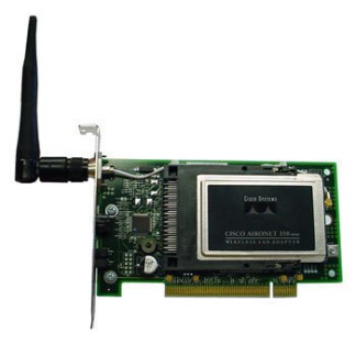 Cisco AIR-PCI352 802.11b PCI Adapter with RP-TNC Connector, Dipole Antenna