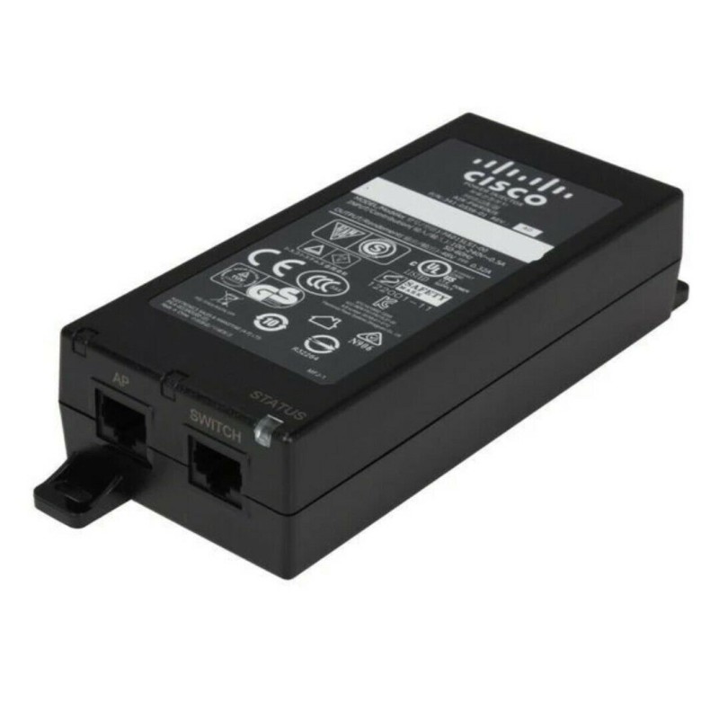Cisco AIR-PWRINJ5 PoE Power Injector 802.3AF for AP 1600 2600 15.4 Watts