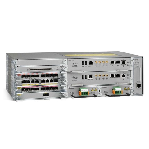 Cisco ASR-903 ASR 903 3RU 6-Slot Interface Module Gigabit Ethernet 2RSP Slot 2GB Base Chassis, Empty, No Modules
