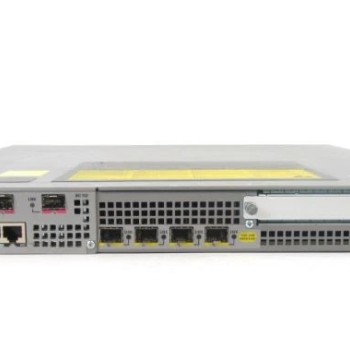 1001 Aggregation Services Router ASR 1001 System with 4GbE Built-In, 4x1GbE IDC Ports and Dual Power Supply