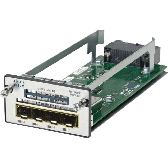Cisco C3KX-NM-10G Expansion Module, Two 10GbE SFP+ Ports NM (2 SFP+ & 2 SFP)