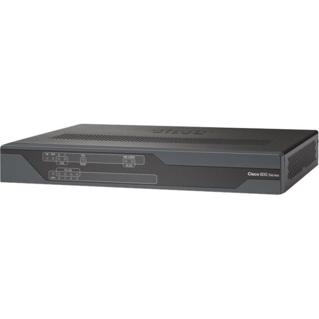 Cisco C881W-A-K9 881 4-Port FE Advanced IP Security Router with 11N FCC Compliant Wireless Integrated Services