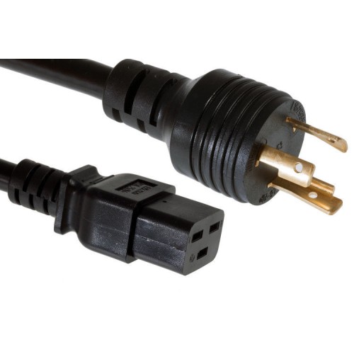 Cisco CAB-1900W-US2 PC 250VAC 20A Right Angle-C19 NEMA L6-20 Plug US Standard Power Cord