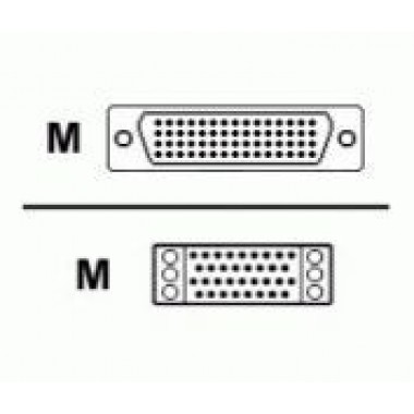 DB60-Male/ 2XV.35M DTE Y Cable