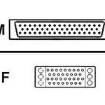 10-Foot V.35 DTE Cable - Reliable Serial Connectivity