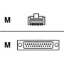 RJ45 to DB25 Modem Adapter Network