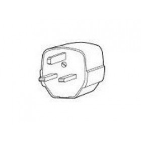 Standard Power Cord UK 3 Rectangle Prongs