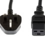 Standard Power Cord BS-1363 to IEC-C19 - UK, 3rd Party Compatible
