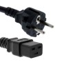 Standard Power Cord - CEE 7/7 Male to IEC 320 EN 60320 C19 Female 13-Foot Europe