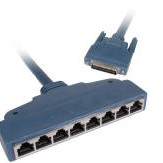 Cisco CAB-DFC-OCTAL-1M 1 Meter 8 PRI DFC Cable Female RJ45