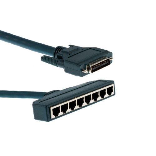 Cisco CAB-DFC-OCTAL-3MF AS5350 3-Meter 8 PRI DFC Cable - Female RJ45