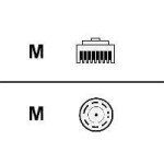 Cisco CAB-E1-RJ45TWIN E1 Interface Cable, RJ45 to Twinax, 120 Ohm (Balanced)