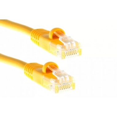 Yellow Cable for Ethernet Straight-Through RJ-45 6FT Network