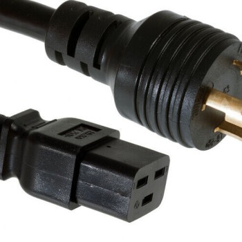 NEMA L6-20 to IEC-C19 6FT US Standard Power Cord