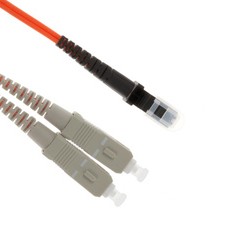 Fiber Optic Duplex Patch Cable 3-Meter MT-RJ Male to 2x SC Male