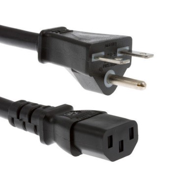Power Cord NEMA 6-15P 200/240V-6A North America Standard