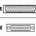 RS-530 Cable, DTE, Male, 10 Foot Serial