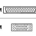 V.35 Cable, DTE, Male, 10 Feet