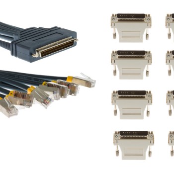8 Lead Octal Cable and 8 Male DB-25