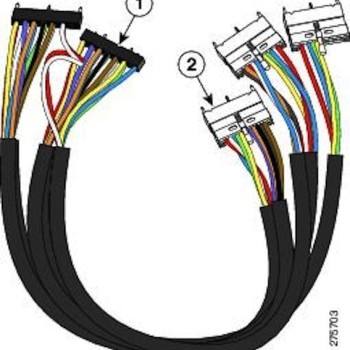 Quad-shield RF Cable Bdl Mc5x20 to RF Switch 1m Term