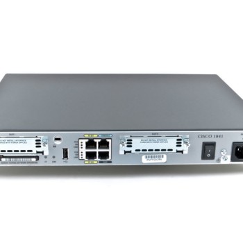 1841 Integrated Router with 2x FastEthernet Ports and 2x Expansion WAN Slots