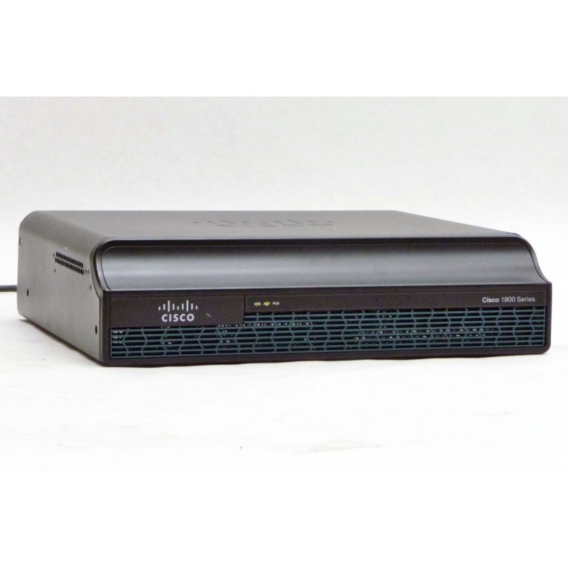 Cisco CISCO1941/K9 1941 Integrated Services Router (2) GE, (2) EHWIC, (1) ISM, IP BASE