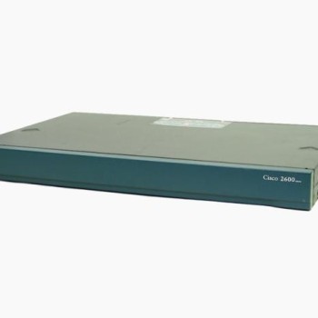 2611 LAN/WAN Router with (2) 10Base-T RJ45 Ethernet Ports, (2) WAN Slots, and (1) Network Module Slot