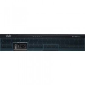 2911 with 3-Port Gigabit Ethernet 4-Port EHWIC 2dsp 1sm 256MB Cf 512MB DRAM+dc