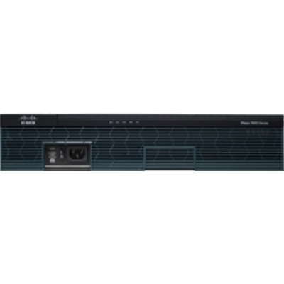 Cisco CISCO2911-DC/K9 2911 with 3-Port Gigabit Ethernet 4-Port EHWIC 2dsp 1sm 256MB Cf 512MB DRAM+dc